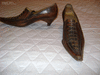 Продам женские туфли 37 кожа Италия ручная работа чуть б/у