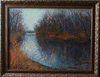 Картина "Ерик осенью" в багете, холст, 30х40, масло