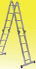 Алюминиевая профессиональная четырехсекционная шарнирная лестница