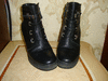 Молодежные кожаные ботинки на платформе DERIMOD р.39 Турция