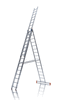 Алюминиевая трехсекционная универсальная лестница Corda 3х10