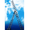 Алюминиевая трехсекционная универсальная лестница.Серия Н3