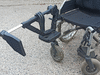 Подножка правая на инвалидную коляску для сломанной ноги