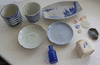 Коллекция предметов японской посуды. Япония. о. Сахалин