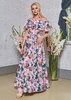 Длинное розовое платье Top Design Латвия